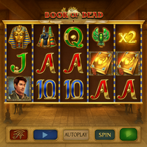 Buran Casino - Book of Dead Slot Spiel